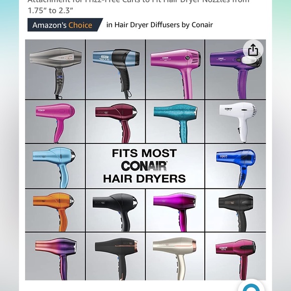 Conair universal diffuser attachment - Picture 3 of 10